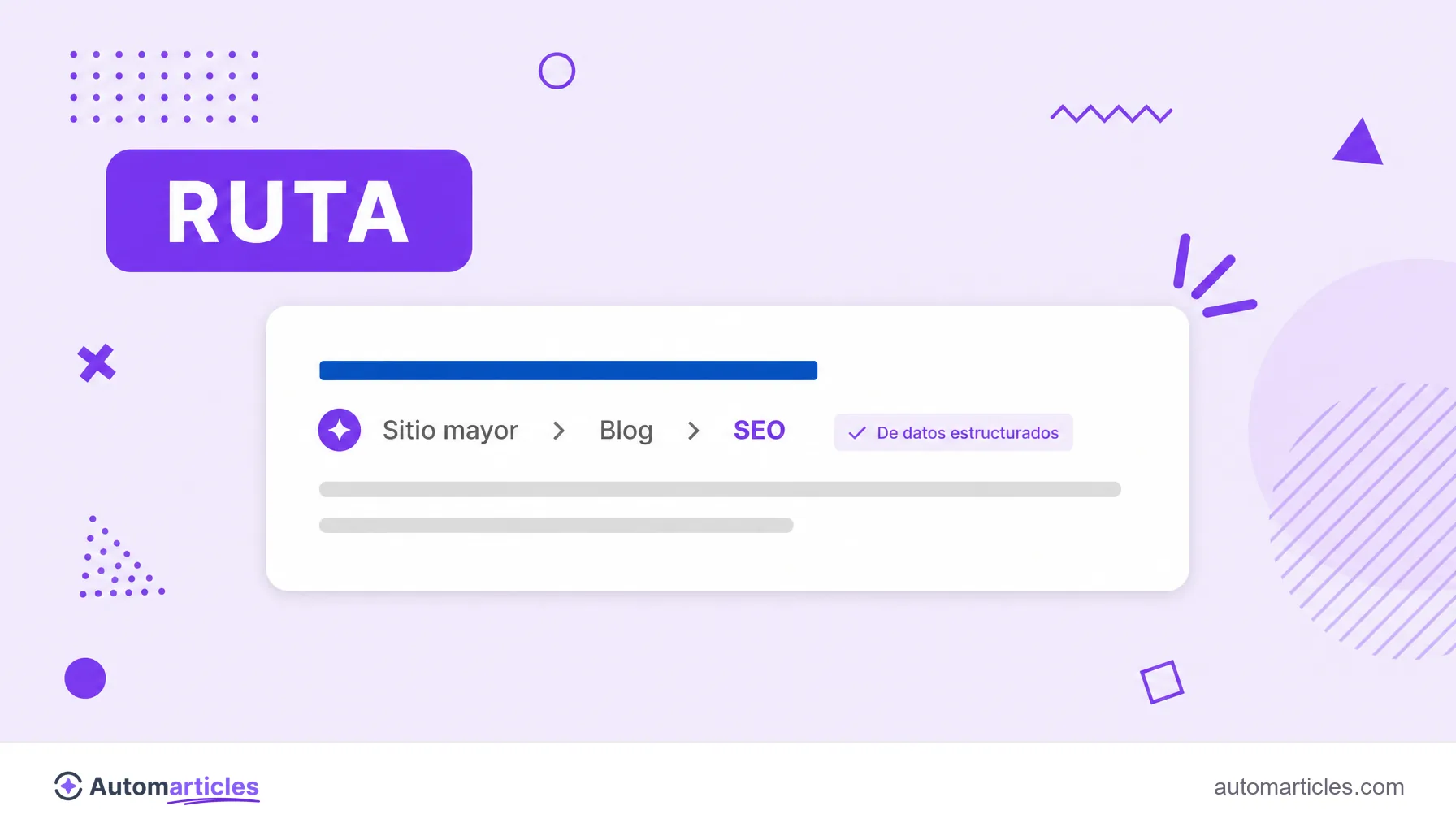 Ilustración de un resultado de búsqueda que muestra la ruta de navegación en lugar de la URL, que muestra el breadcrumb generado por datos estructurados.